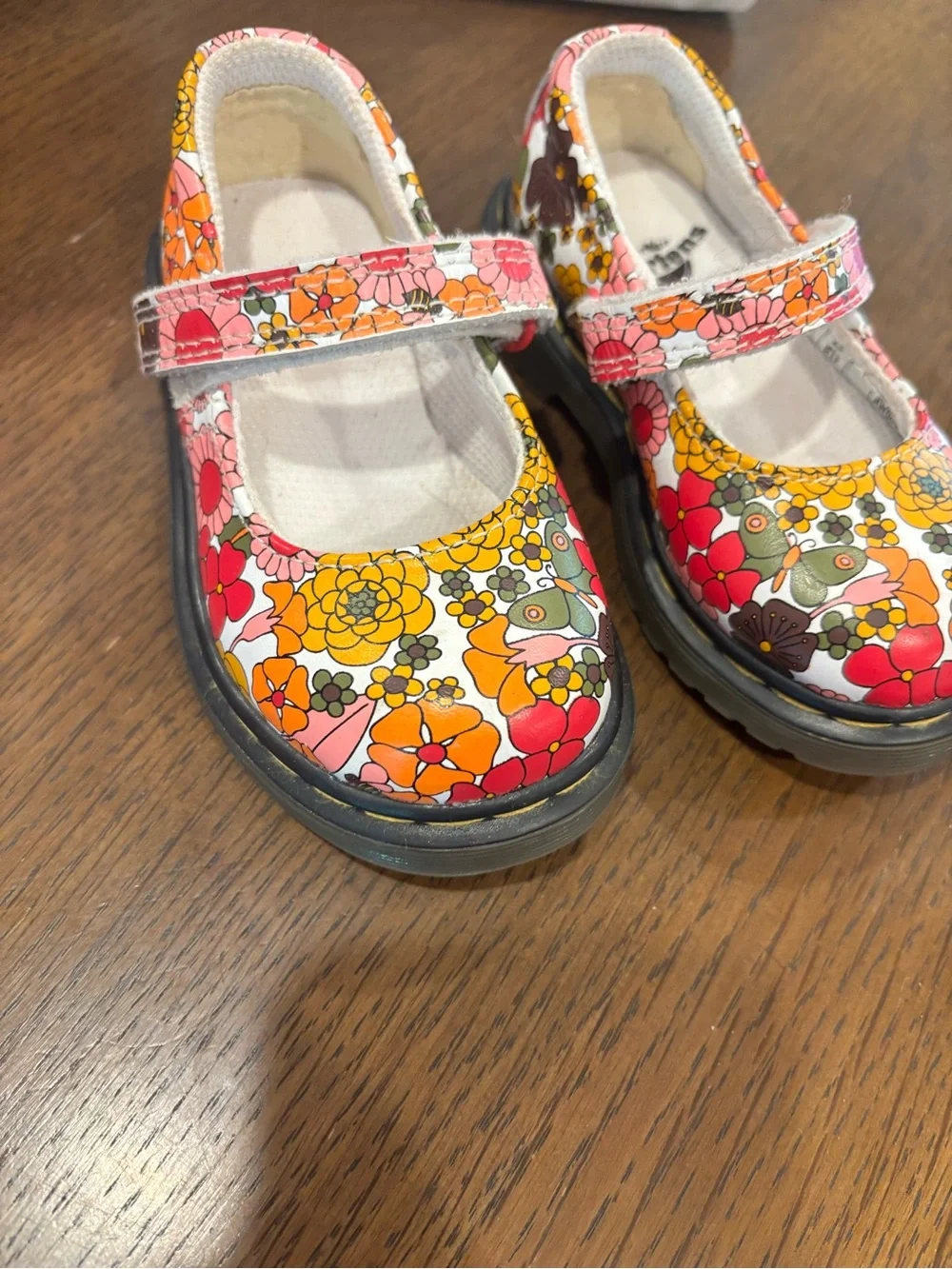Dr Martens Children's Shoes Mary Jane Tully Pink Vintage Garde